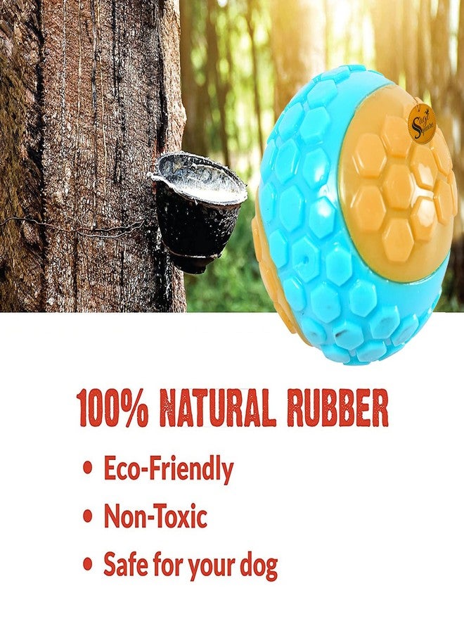 Sage Square Squeak 'n Play Dog Ball Toy - Interactive & Durable Chew Toy for Hours of Fun - Squeaky Sound - Ideal for Small to Large Dog - Image 4